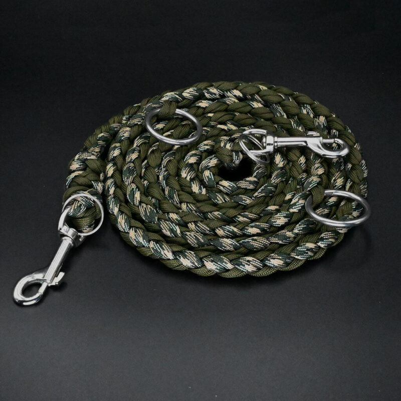 Verstellbare Leine - dick - Olive